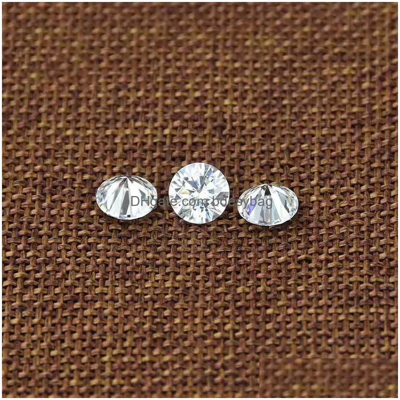 other 0.520ct d color vvs1 round moissanite loose stones excellent cut 8 heart arrow pass diamond for diy jewelry makingother