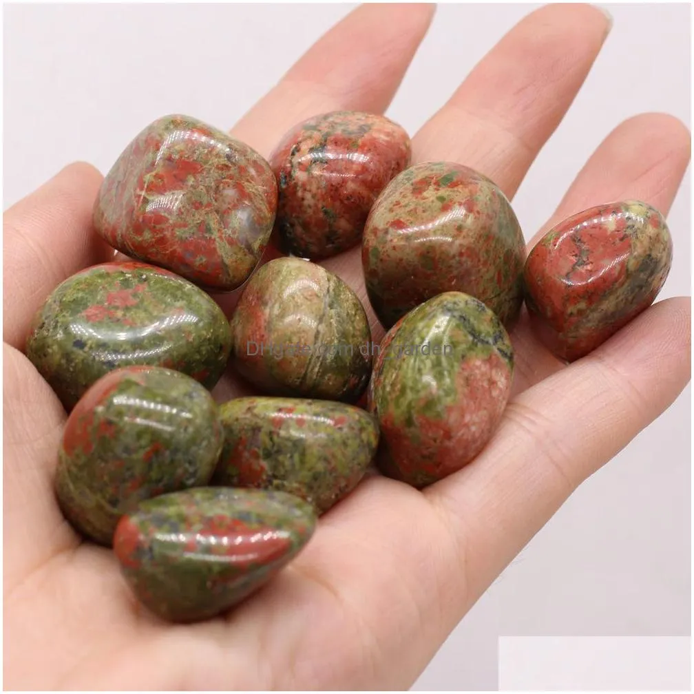 polished loose chakra natural stone bead palm reiki healing quartz mineral crystals tumbled gemstones hand piece home decoration accessories gifts