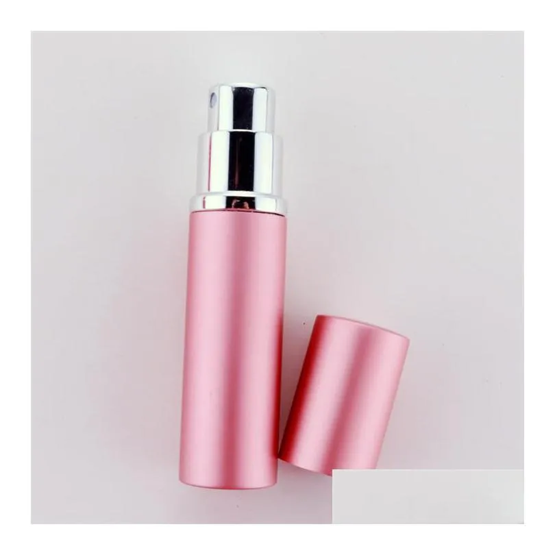 5ml mini portable travel refillable perfume atomizer bottle for spray scent pump case empty bottles home fragrances