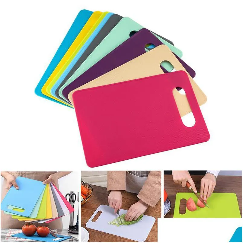 nonslip kitchen plastic vegetable fruits bread cutting board outdoor camping food cutting board kitchen tool chopping blocks