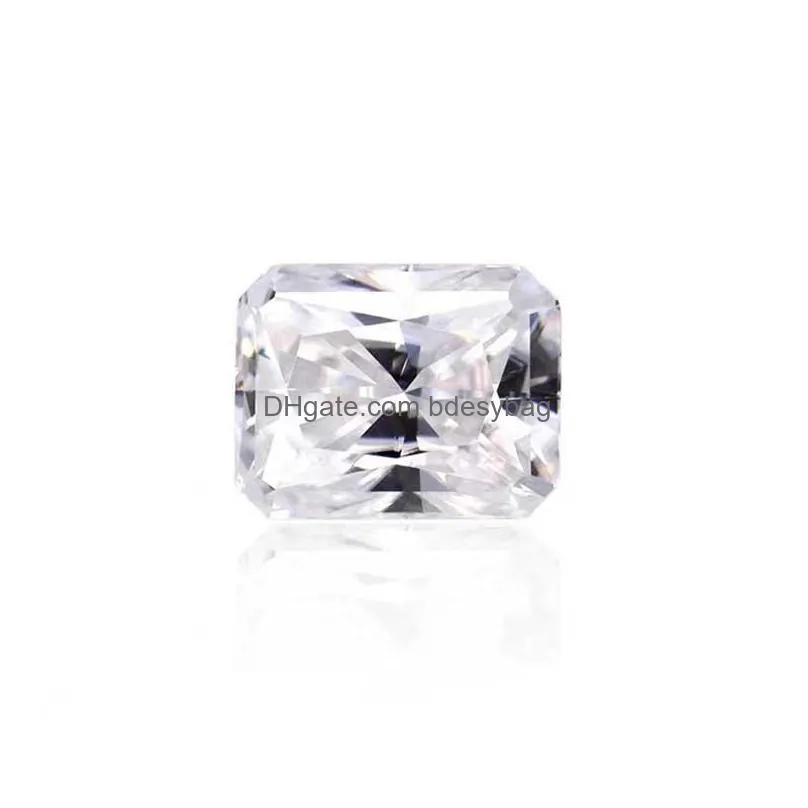 other real 0.14ct d color vvs1 radiant cut moissanite loose stones lab diamond pass for diy jewelry making ringother otherother