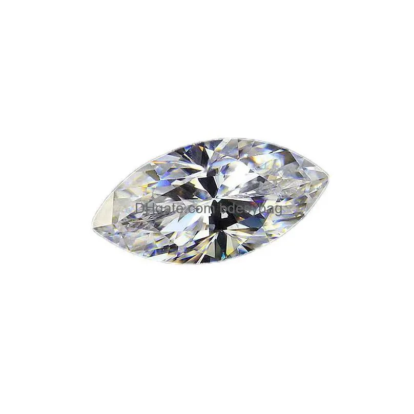 other real geometric d color vvs marquise moissanite loose stones for diy jewelry 100 pass diamond gra gemstoneother otherother