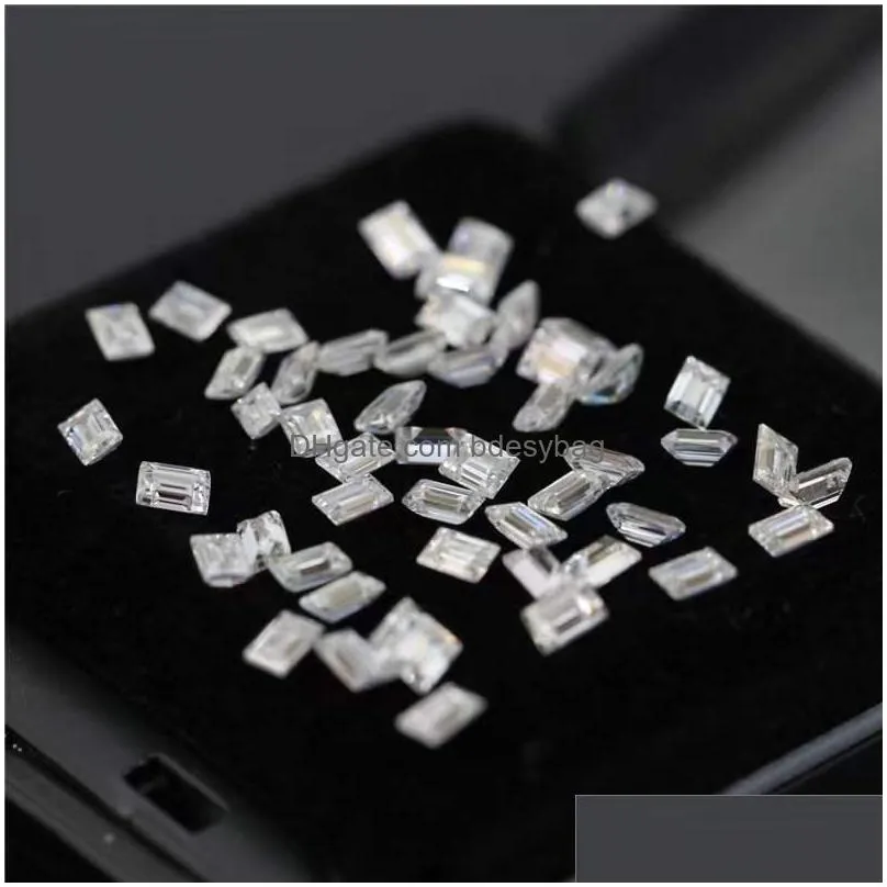 other real 0.25ct d color vvs1 emerald cut moissanite loose stone pass diamond gra synthesis for diy jewelry makingother otherother