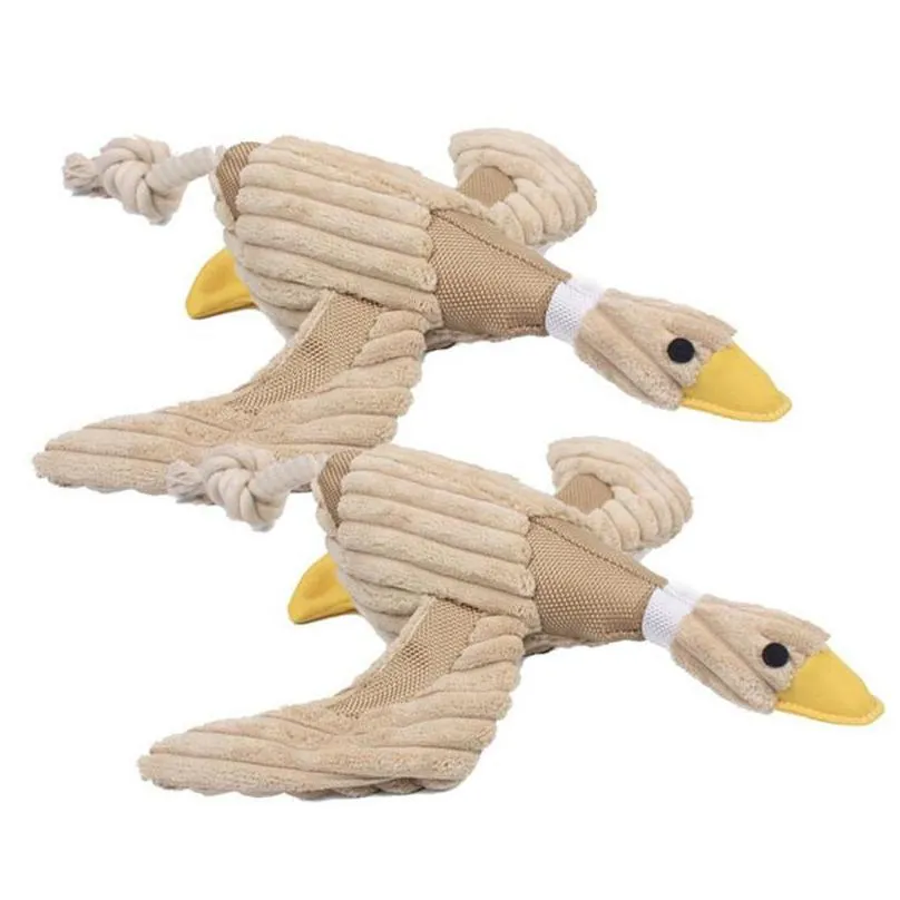 funny dog squeaky duck toy puppy chew toys for dogs pet squeak plush sound toy soft dog cat play interactive toys pets supplies