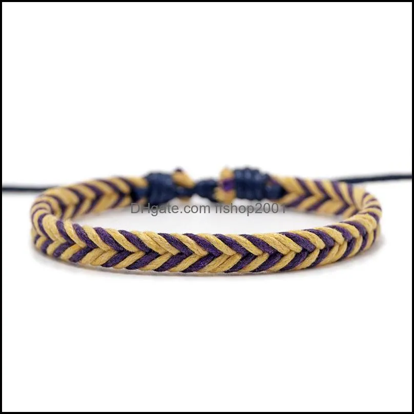 handwoven bracelets apparel accessories gifts braided knot rope thread string cotton bracelet bohemia friendship bangle