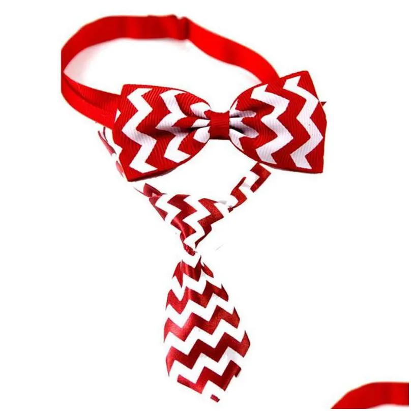christmas pet dog neckties year ties handmade adjustable pet dog ties set festival neckties dog accessories supplies