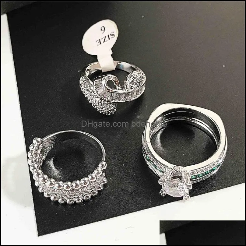 silver gold ring colorful rhinestone fashion bling bling crystal rhinestone high quality korean jewelry wholesales