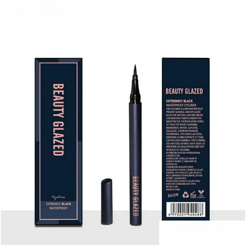 waterproof eyeliner pen extremely fine 0.01mm fast dry easy to wear longlasting ones molding nonstaining beauty glazed makeup eye liner