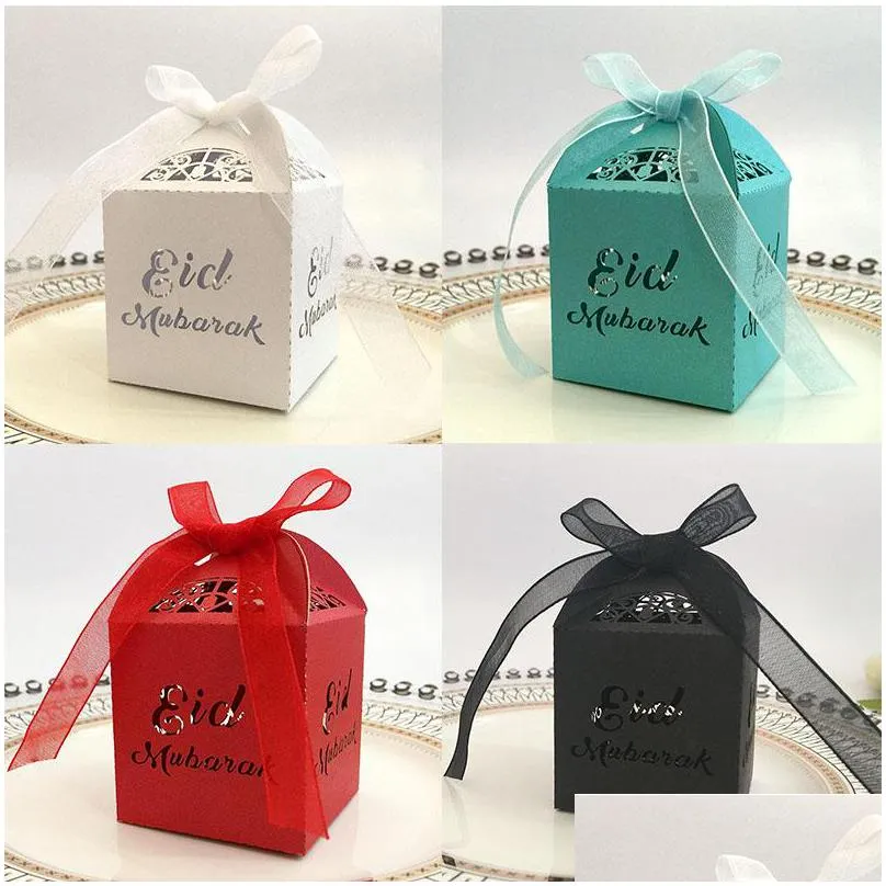 happy eid mubarak candy box ramadan decorations diy paper gift boxes favor box islamic muslim alfitr eid party supplies