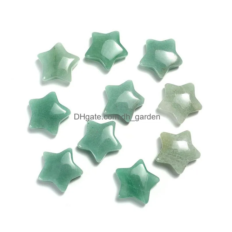 natural stone crystal fivepointed star ornaments quartz healing crystals energy reiki gem craft hand pieces living room decoration