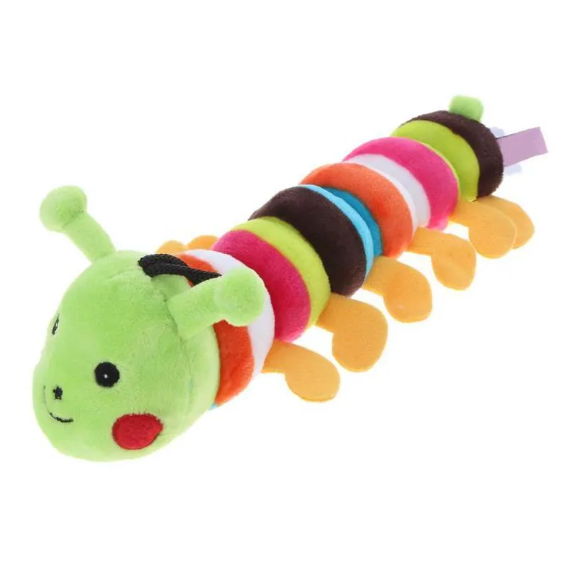 plush stuffed pet dog toys sound cute caterpillar chew squeak toys for dogs teeth cleaning cats dog products chewing toy