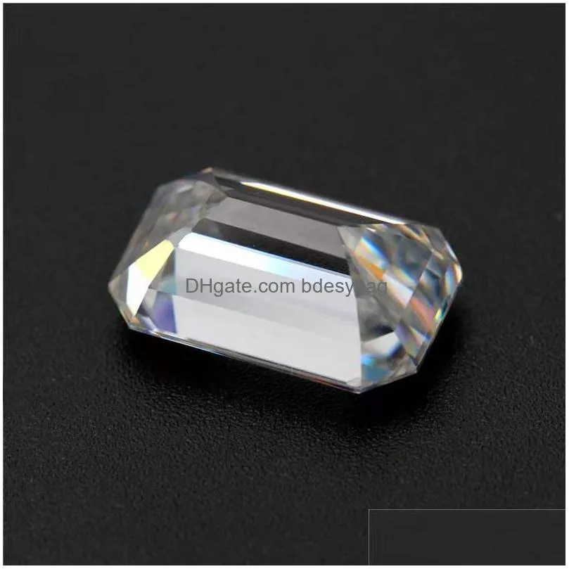 other real 0.25ct d color vvs1 emerald cut moissanite loose stone pass diamond gra synthesis for diy jewelry makingother otherother