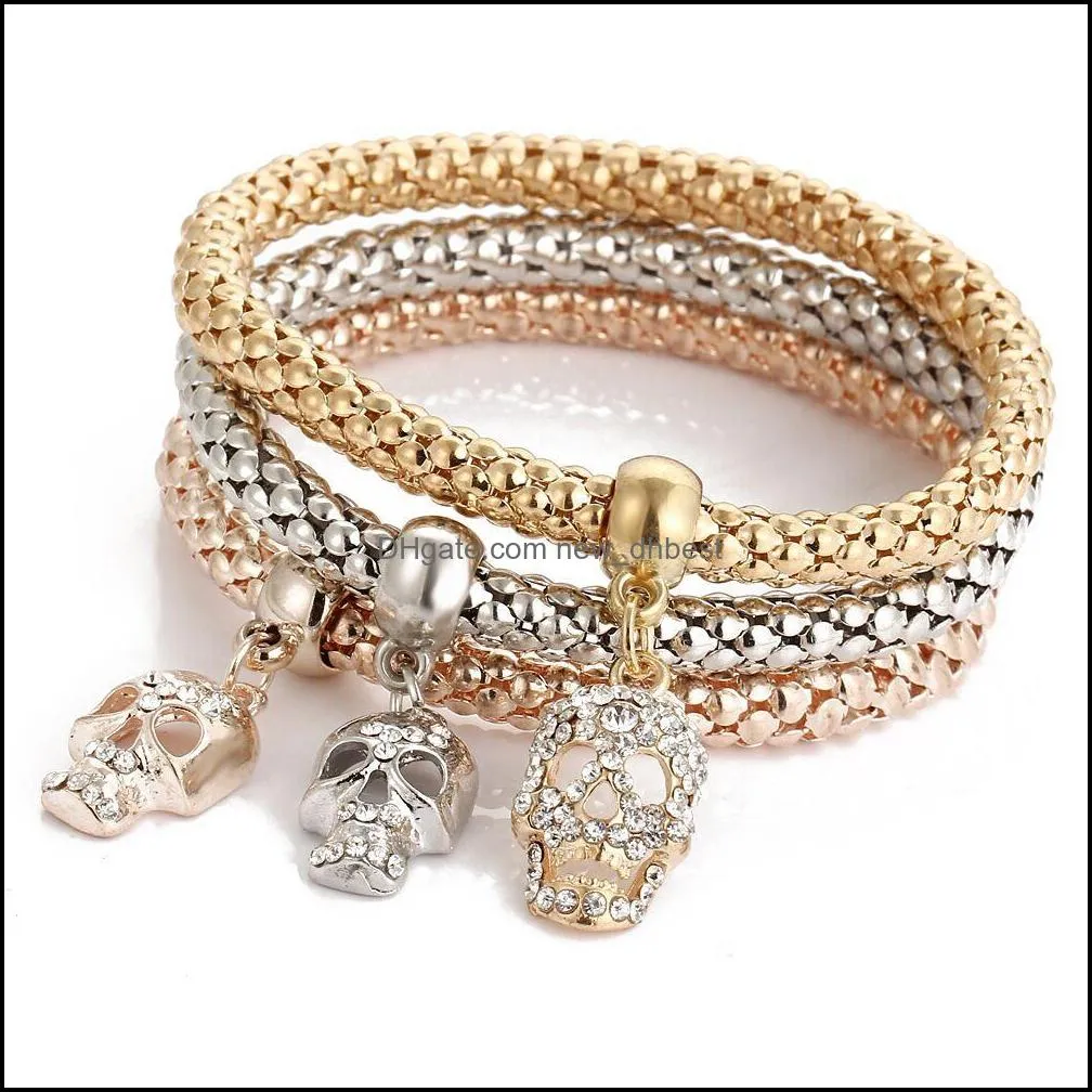 3 color/set tree of life bracelets women crystal crown musical elephant key lock owl charm wrap bracelet for men jewelry bulk