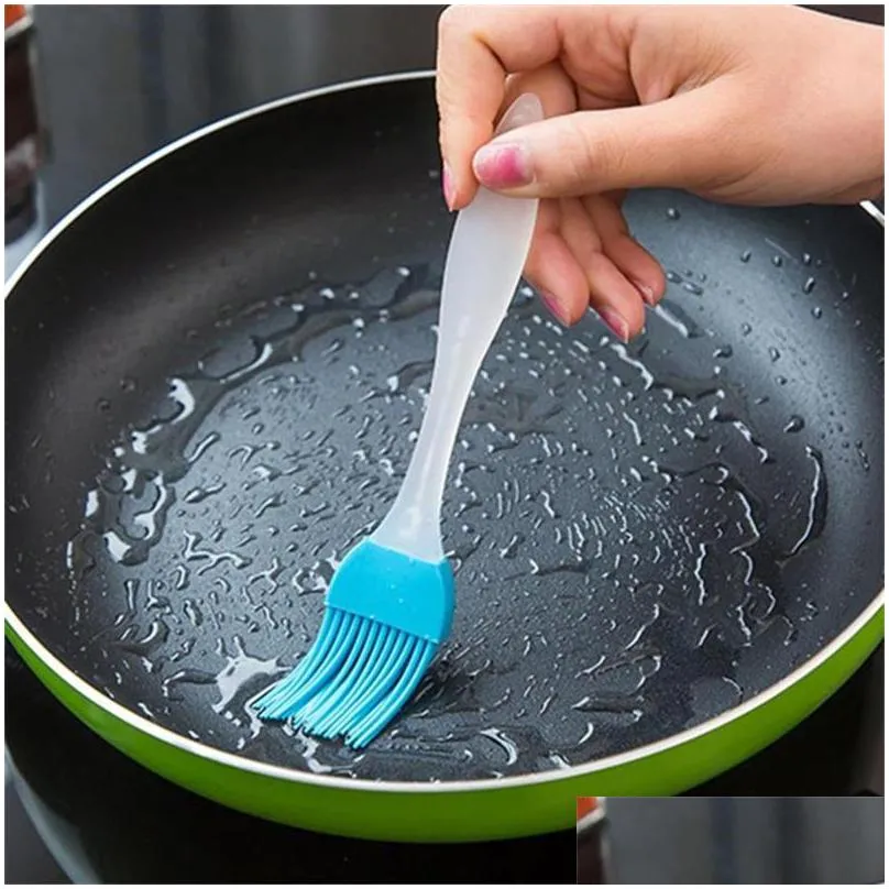 silicone basting pastry brush oil brushes baking bakeware bread cook brushes bbq brush kitchen safety baking tools