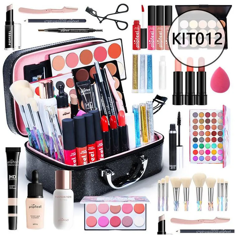 popfeel makeup set full sets beginner make up collection all in one girls light cosmetics kit