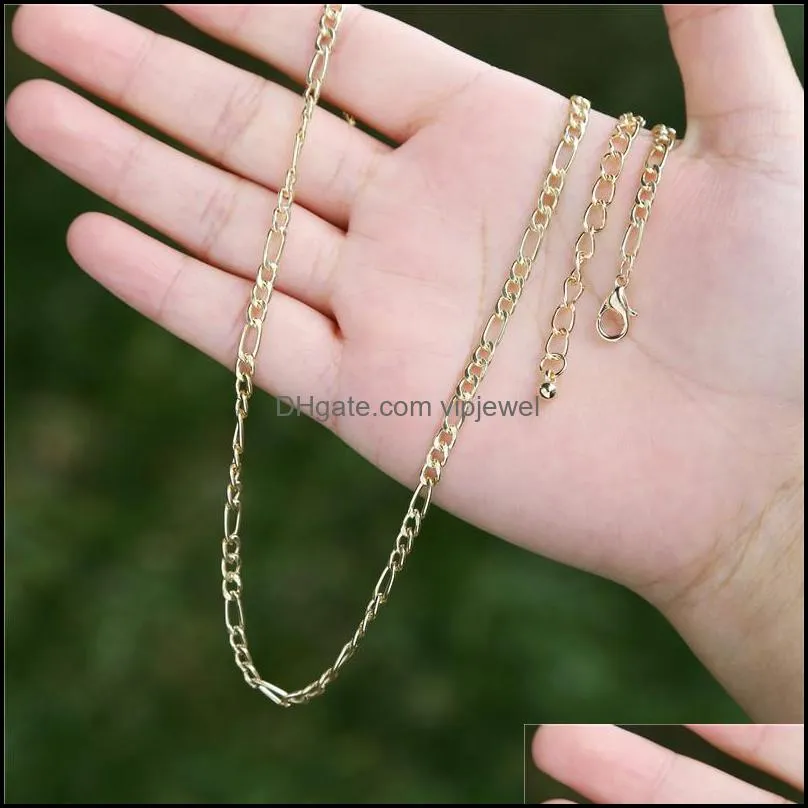 personalized chains necklace men stainless steel sliver gold color long necklaces jewelry gift