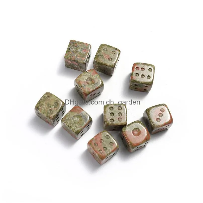 natural stone crystal 15mm dice ornaments quartz healing crystals energy reiki gem craft hand pieces living room decoration