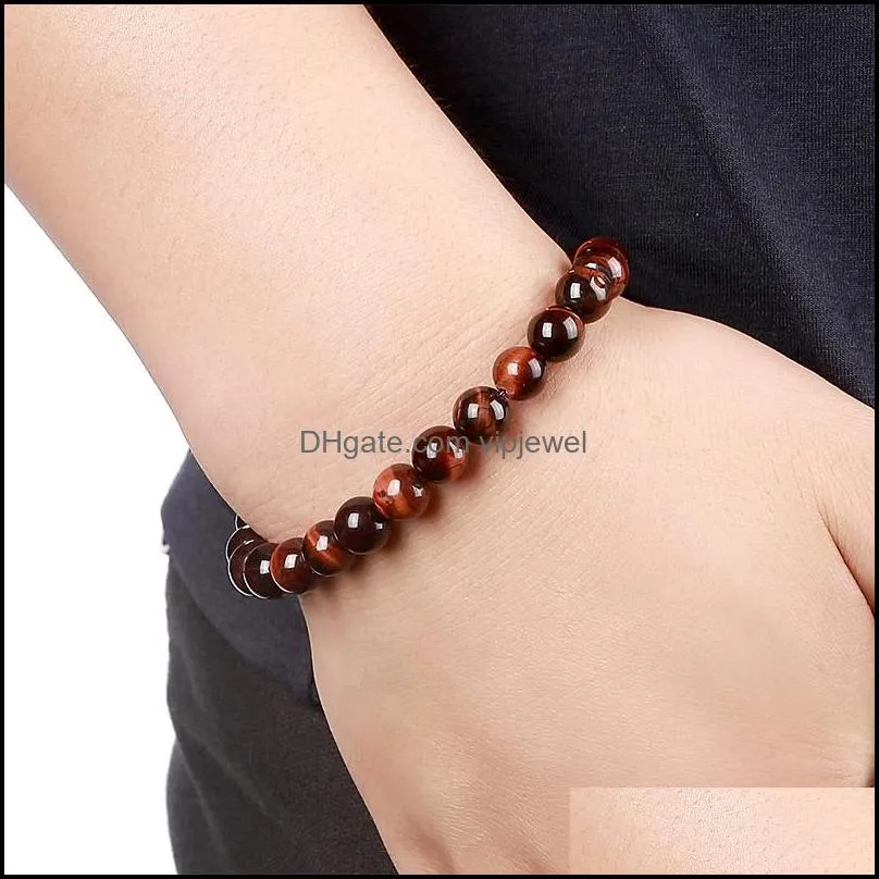 lava stone diffuser yoga beaded bracelet strands adjustable men bracelets braided bangle healing balance for mens women
