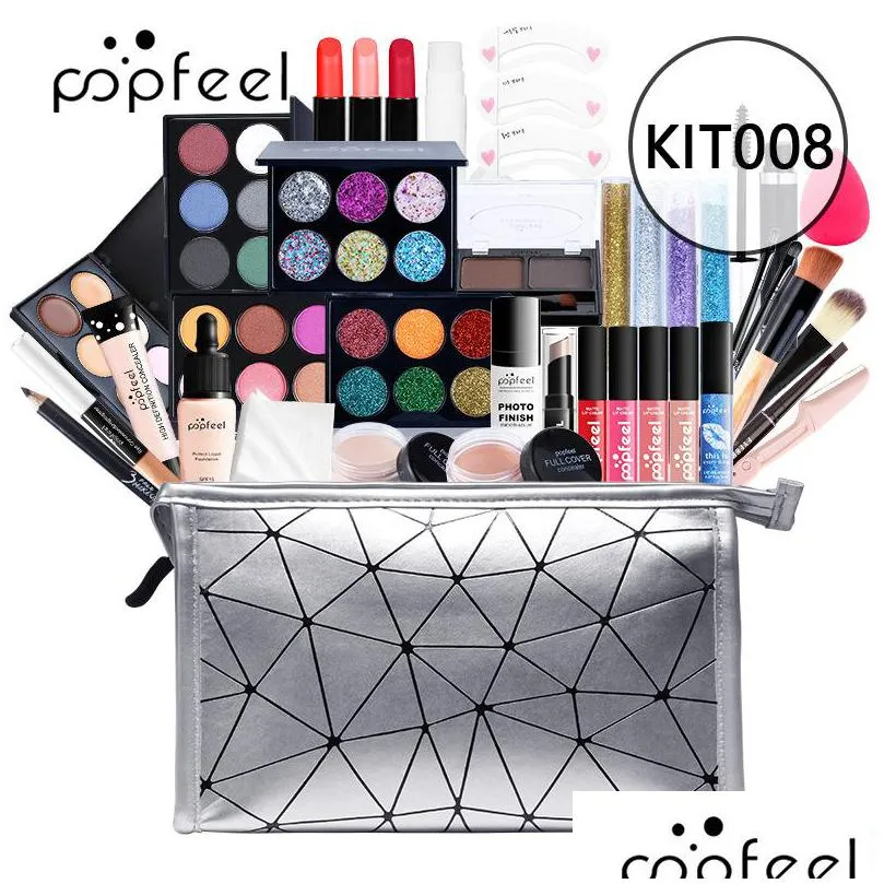 popfeel makeup set full sets beginner make up collection all in one girls light cosmetics kit