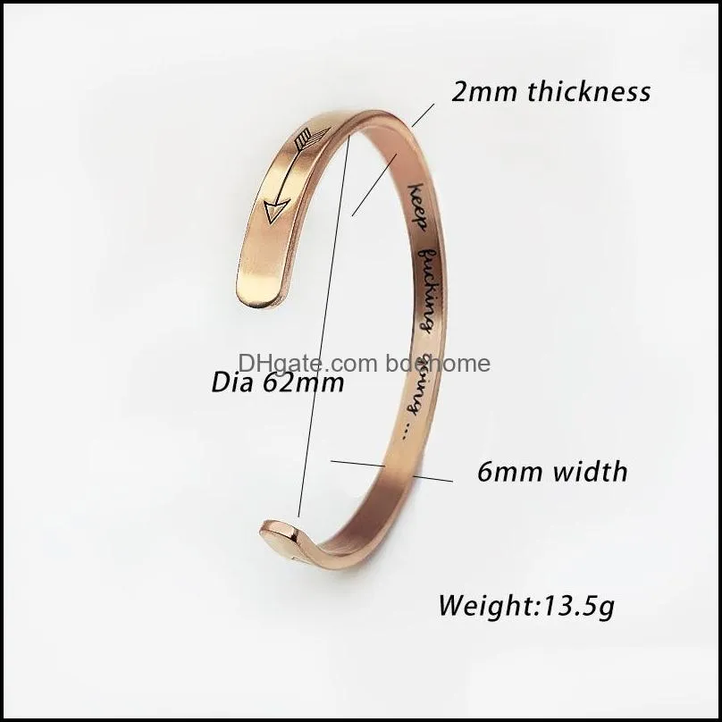 3 color personalised gifts engrave cuff bracelet bangles love arrow for lovers women men stainless steel open bracelets bangles