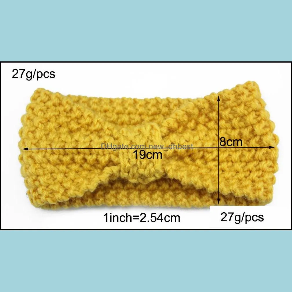 candy color designer baby solid headbands kids boy girl hair bows bohemia ear care hair clip head bands accessories for child head