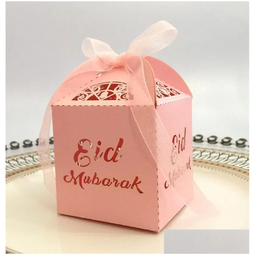 happy eid mubarak candy box ramadan decorations diy paper gift boxes favor box islamic muslim alfitr eid party supplies