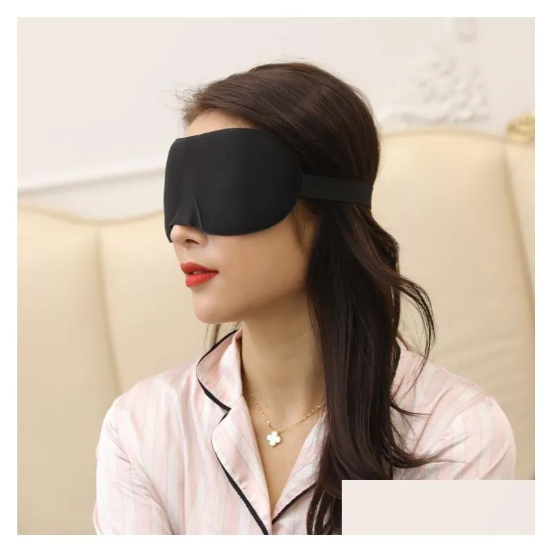 sleep mask natural sleeping eye mask eyeshade cover shade eye women men soft portable blindfold travel eyedhs