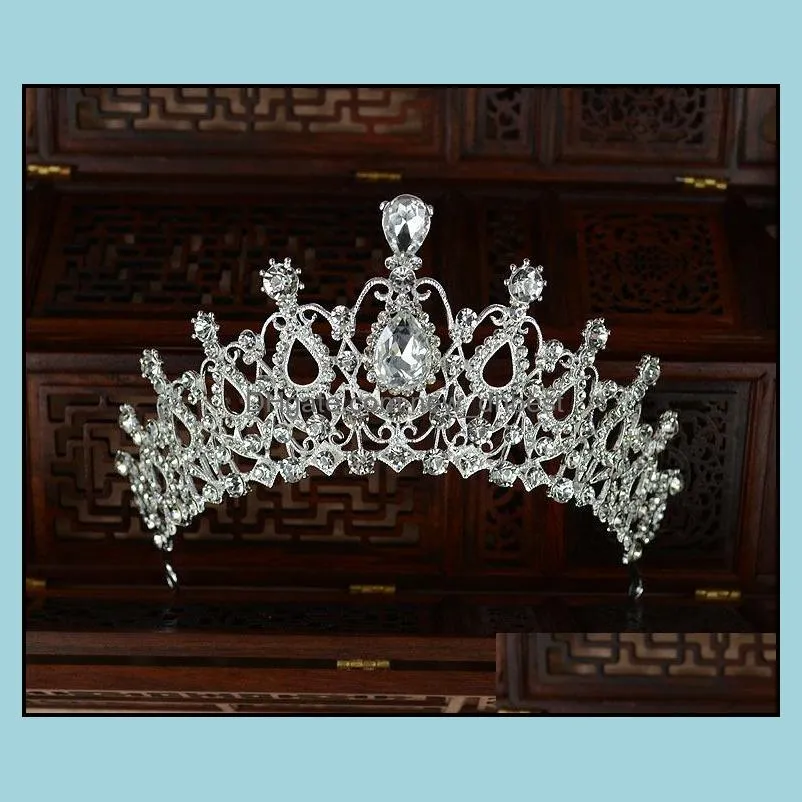  wedding party jewelry crystals bridal tiaras for women engagement tiara crown headband hair accessories fashion luxury jewelry