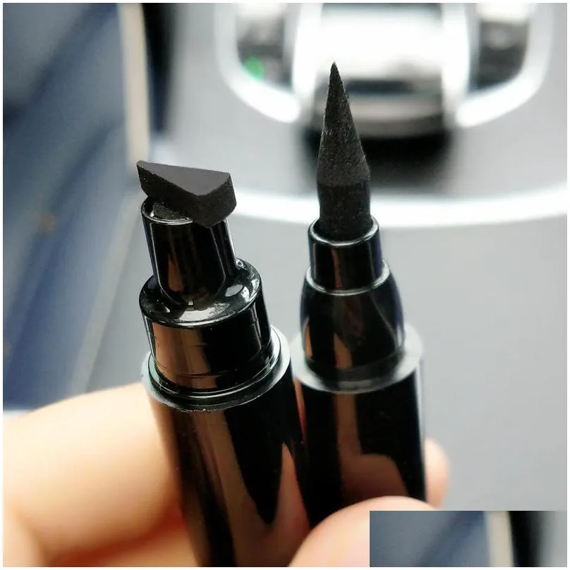 cmaadu double winged eyeliner for beginners angle brush eyeliners pen makeup stamp eye liner big and small easy to wear black eyes