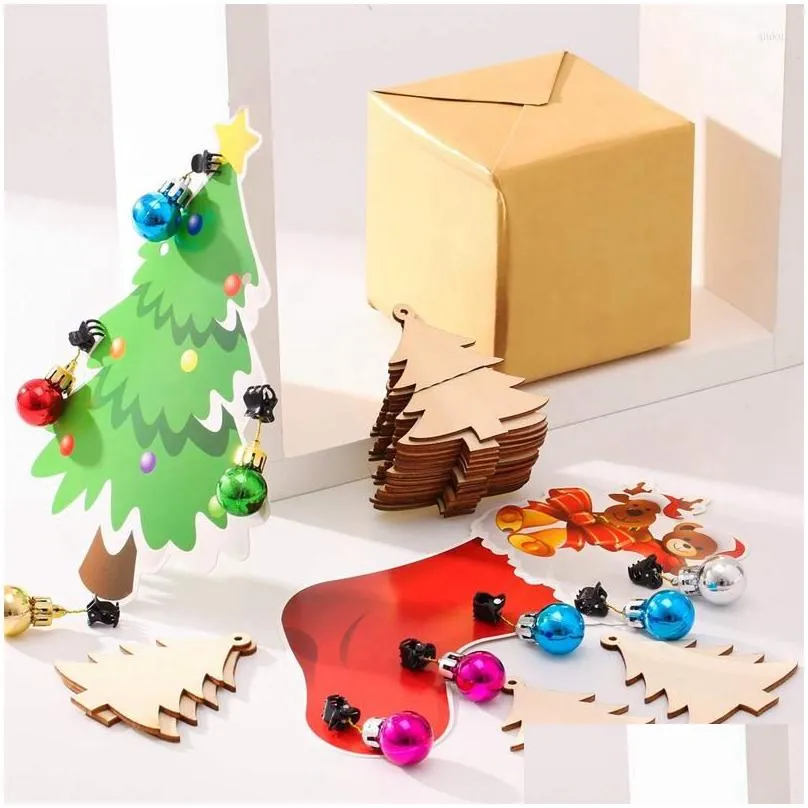 christmas decorations 60 pieces halloween wooden slices gift tags blank wood hanging ornaments cutouts crafts with twine ropes fo