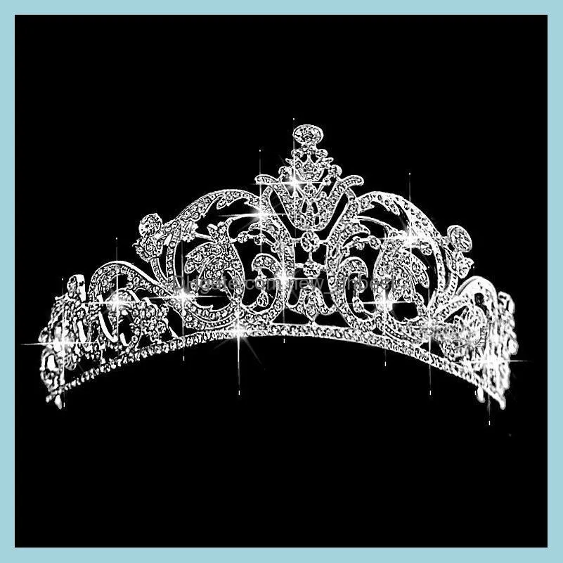  wedding party jewelry crystals bridal tiaras for women engagement tiara crown headband hair accessories fashion luxury jewelry