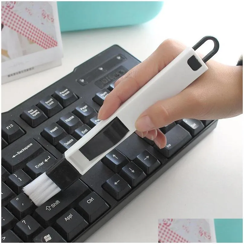 2 in 1 window groove cleaning brush household keyboard home kitchen folding brush cleaning tool kitchen accessories