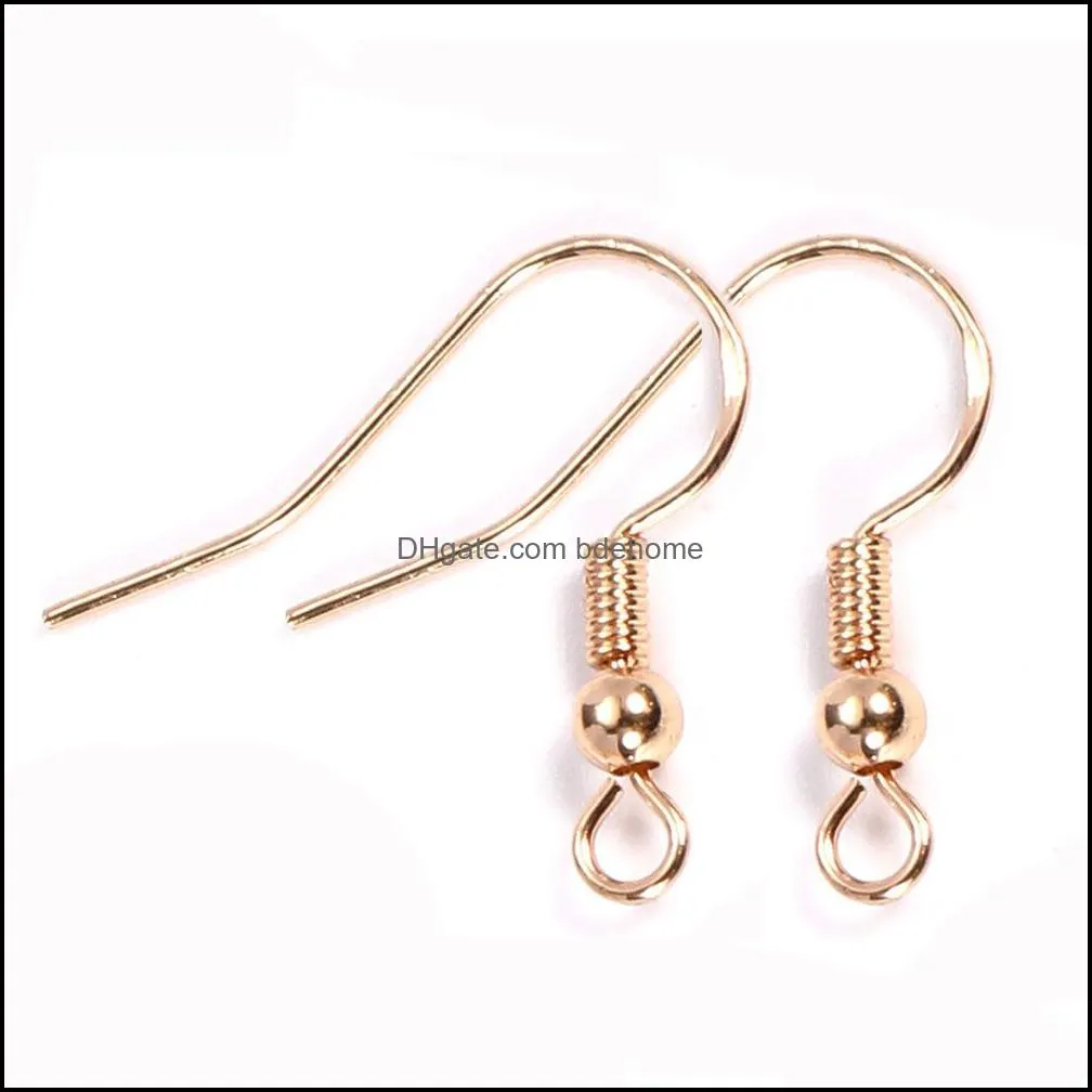 925 sterling silver plated earrings hooks hypoallergenic anti allergy earing ear clasps for diy jewelry making supplies