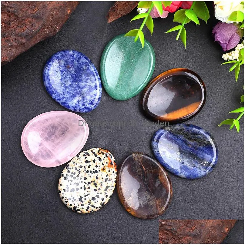 water drop worry stone thumb gemstone artware natural rose quartz healing crystal therapy reiki treatment spiritual minerals massage palm