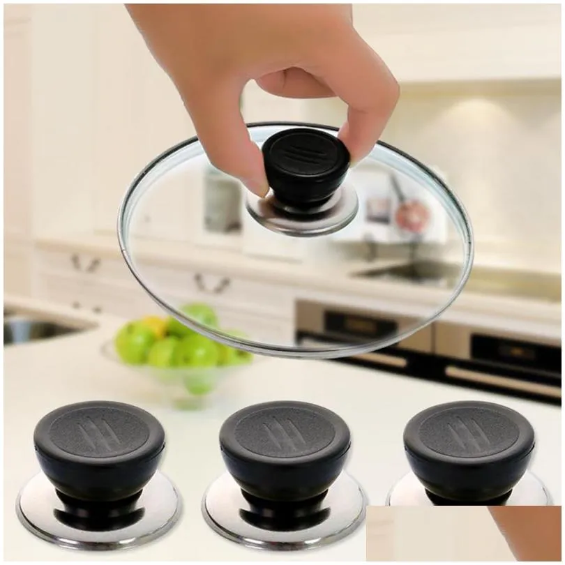 kitchen lid handle cookware replacement anti scalding glass pot pan cover circular holding knob cooking accessories