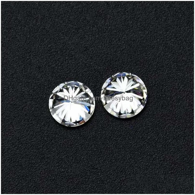 other 0.520ct d color vvs1 round moissanite loose stones excellent cut 8 heart arrow pass diamond for diy jewelry makingother