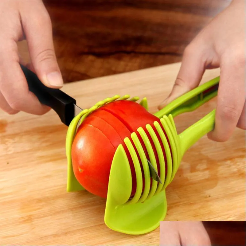 plastic potato slicer tomato cutter shredders fruit vegetable tools onion lemon cutting holder kitchen gadgets cooking tools