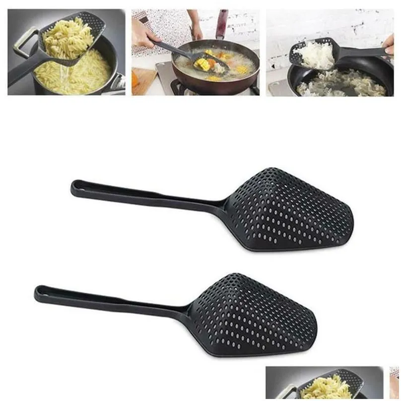 nostick drain colanders shovel strainers vegetable water leaking kitchen utensil gadgets accessories cooking tools supplies cookware
