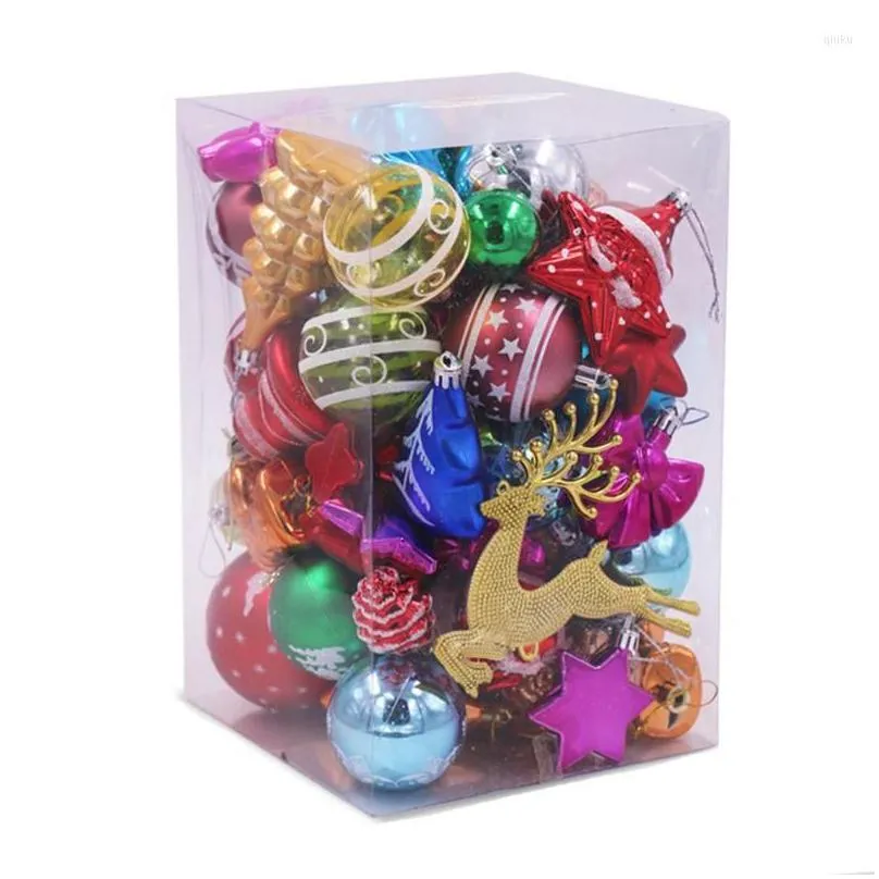 christmas decorations 6070 pcs/set tree creative balls boxes of snowflakes and packages ornament decorative ornam