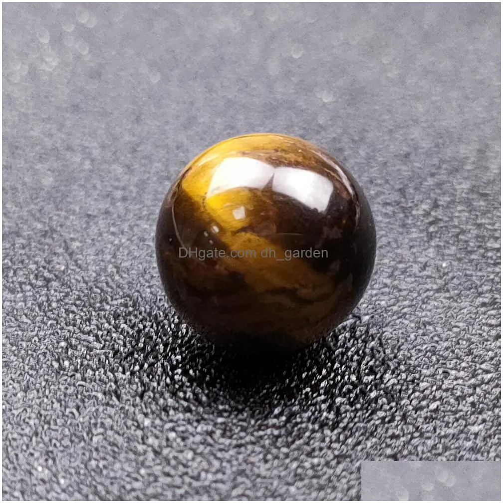 16mm polished loose reiki healing chakra natural stone ball bead palm quartz mineral crystals tumbled gemstones hand piece home decoration accessories good