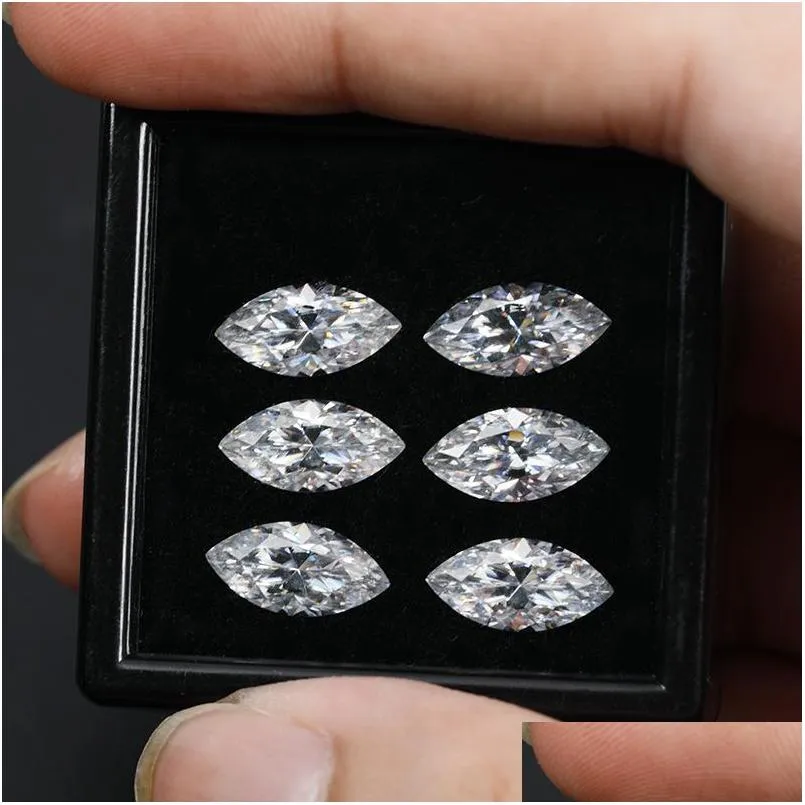 other real geometric d color vvs marquise moissanite loose stones for diy jewelry 100 pass diamond gra gemstoneother otherother