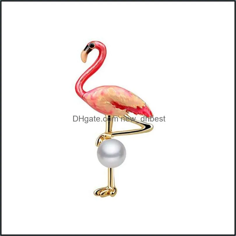 cute enamel bird brooches unisex women men brooches fashion dress coat accessories