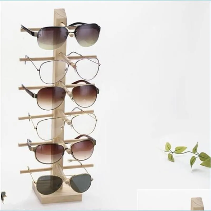 multi layers wood sunglass display rack shelf eyeglasses show stand jewelry holder for multi pairs glasses showcase drop 57 w2