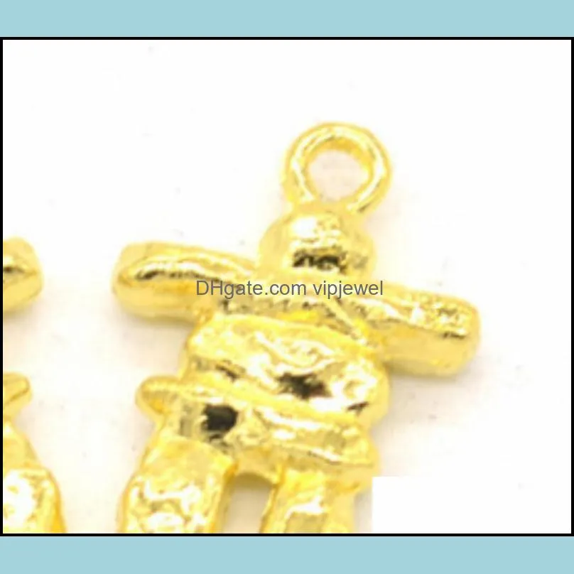 15x21mm wholesale fashion alloy diy vintage stone man pendant charms for handmade jewelry making