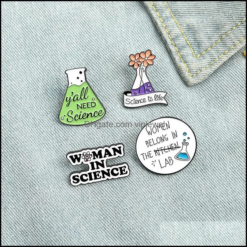 creative cartoon cute enamel pins colors character vase brooches for kids gift lapel pins bag 685 t2