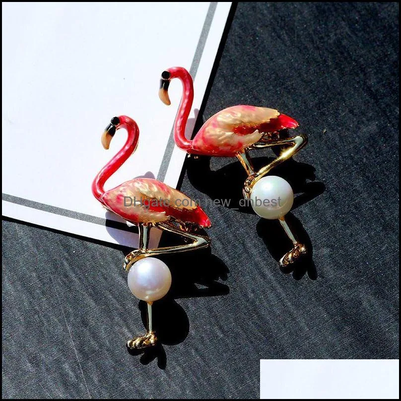 cute enamel bird brooches unisex women men brooches fashion dress coat accessories