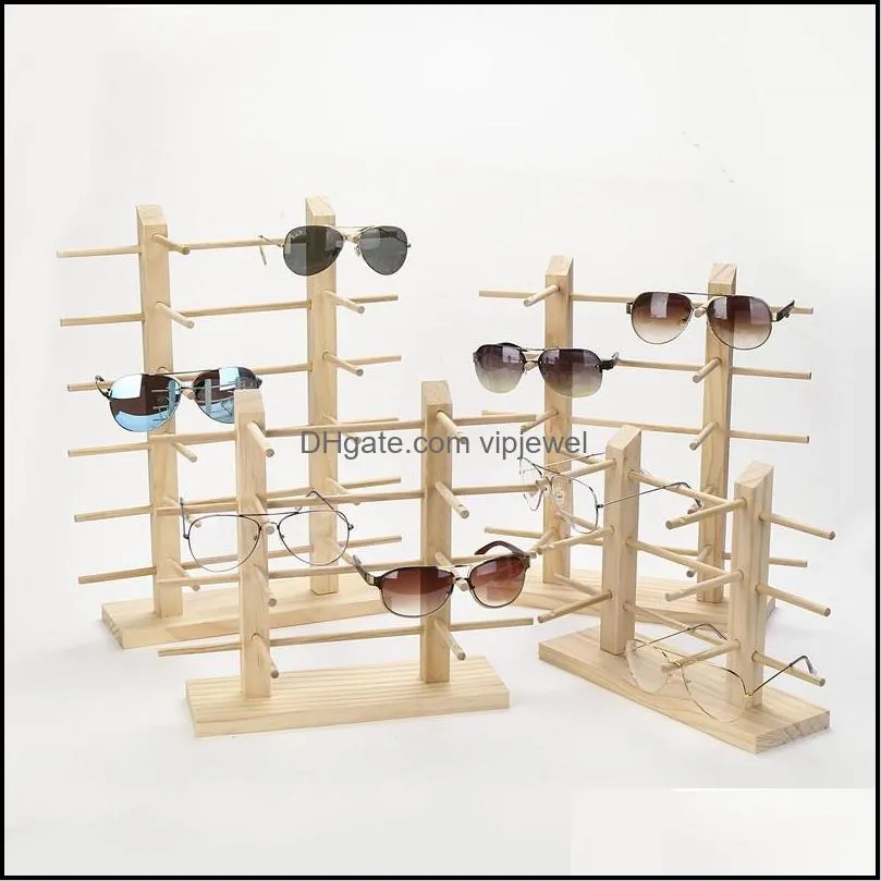 multi layers wood sunglass display rack shelf eyeglasses show stand jewelry holder for multi pairs glasses showcase drop 57 w2