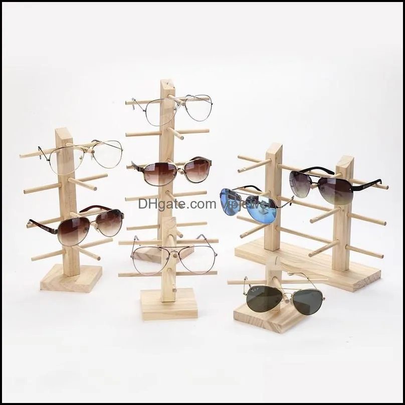 multi layers wood sunglass display rack shelf eyeglasses show stand jewelry holder for multi pairs glasses showcase drop 57 w2