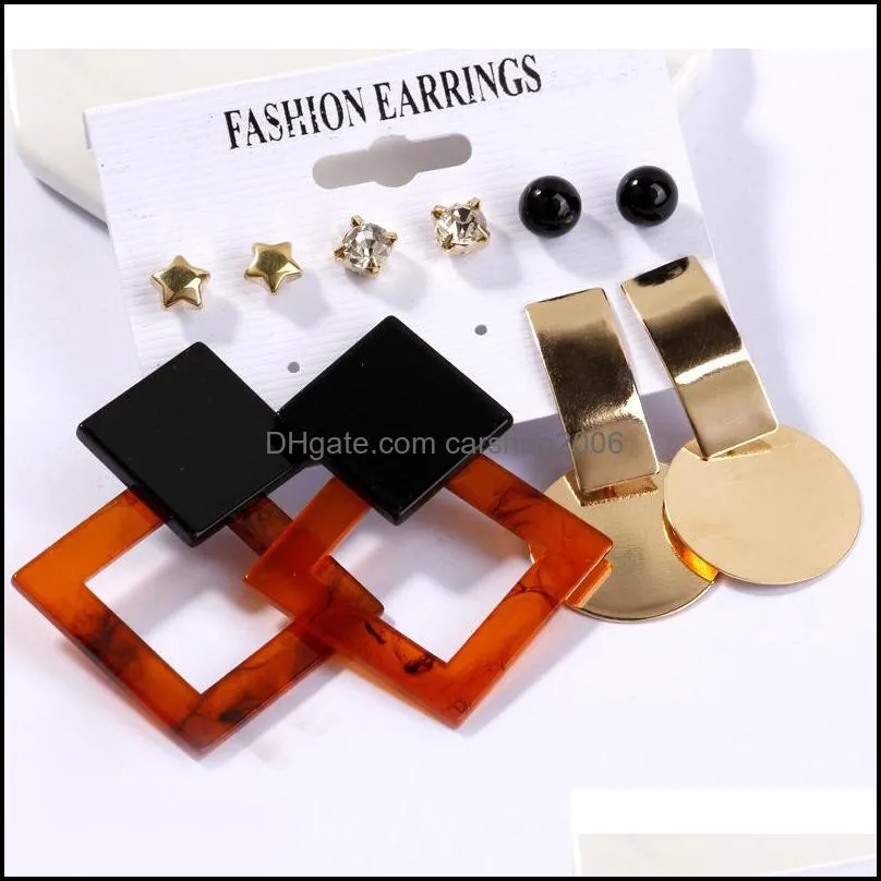 tassel earring set shell dangle earrings bohemian stud fashion jewelry for women girls party gifts dhs c45fz