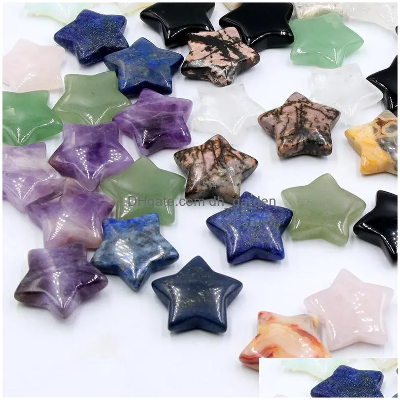 litter star ornaments natural rose quartz turquoise stone naked stones decoration hand handle pieces accessories